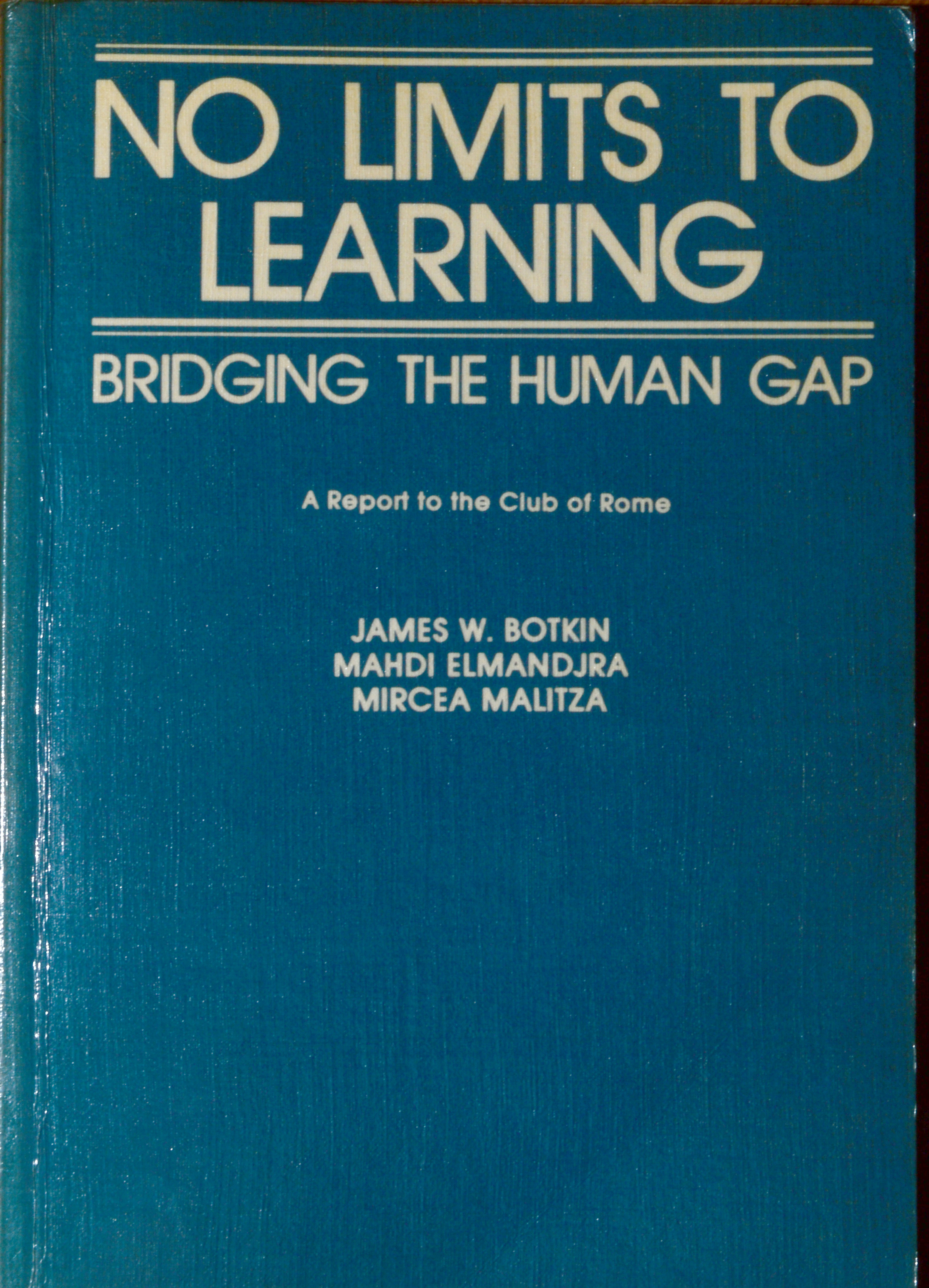 No limits to learning: Bridging the human gap